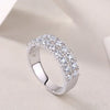 1.08 Carat Moissanite Sterling Silver Round Cut Ring Arianna