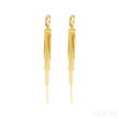 18K Gold Plated Sterling Silver Multi Chain Hoop Earrings Journee