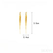 18K Gold Plated Sterling Silver Multi Chain Hoop Earrings Journee