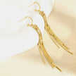 18K Gold Plated Sterling Silver Tassel Stud Earrings Luna