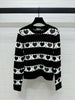 Heart Pattern Knit Sweater
