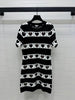 Heart Pattern Knit Mini Dress
