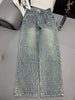 Monogram Wide-Leg Denim