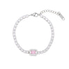 Jasmina pink diamond bracelet