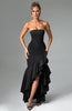Midnight Serenade Maxi Dress - Black