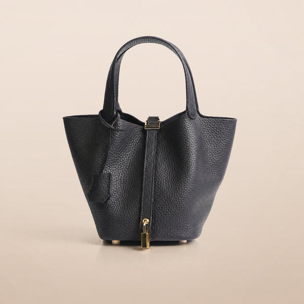 Etoupe Luxe Lock Tote