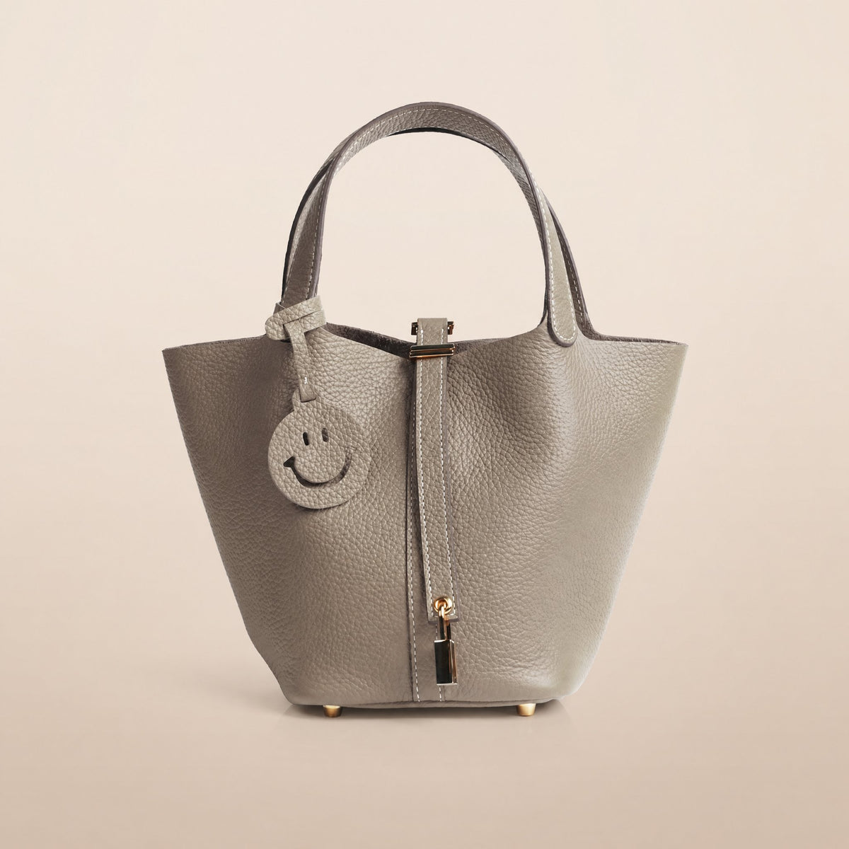 Etoupe Luxe Lock Tote