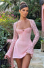 Twilight Temptation Mini Dress - Blush