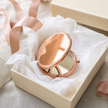Rose gold compact mirror free gift in gift box