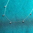 Star Clavicle 925 Sterling Silver Moissanite Necklace Cam