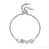 Timeless Love Script Moissanite Bracelet Bry