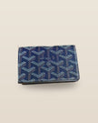 Honore Chevron Card Wallet - Royal Blue