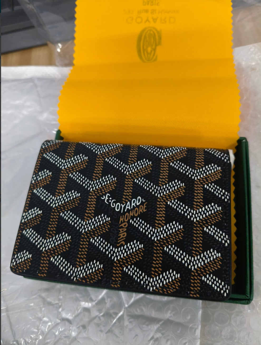 Honoré Chevron Card Wallet